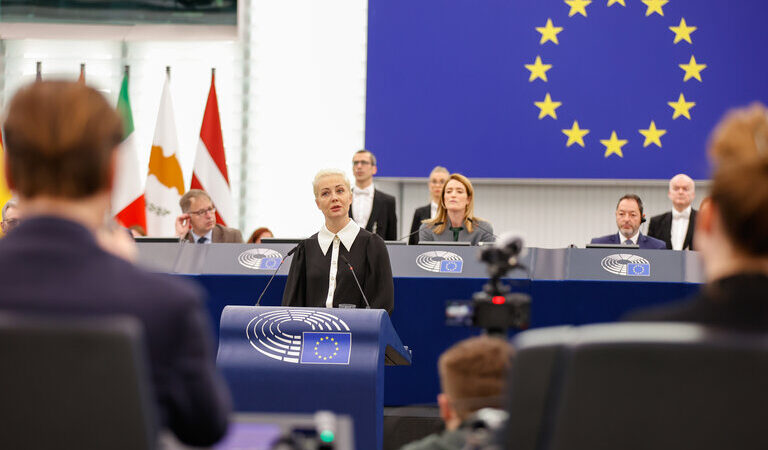 Julija Navalná vyzvala EU k&nbsp;„inovativnímu“ přístupu v&nbsp;boji proti Putinovi