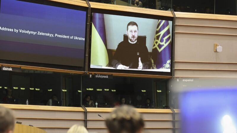 Jednotná Evropa může dotlačit Rusko ke spravedlivému míru, řekl Zelenskyj