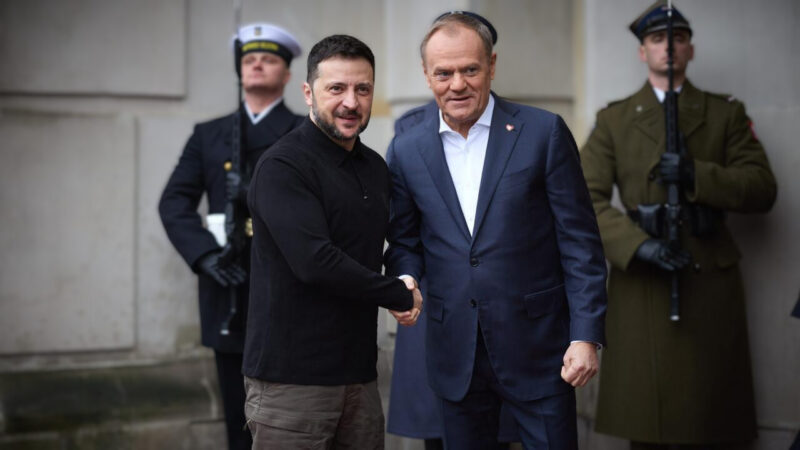 Polsko urychlí ukrajinskou cestu do EU během svého předsednictví, řekl Tusk po jednání se Zelenským