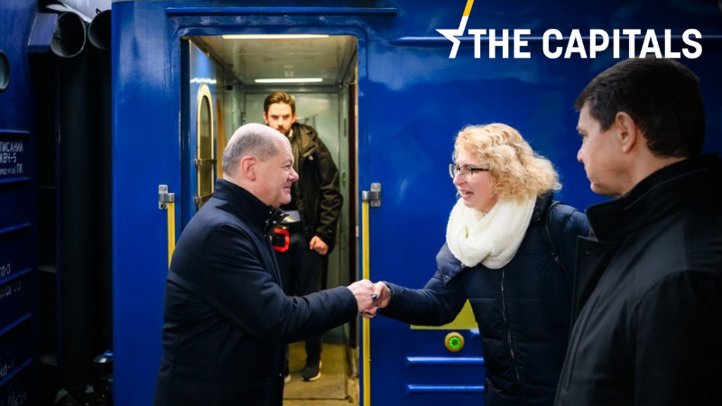 The Capitals: Scholz se vydal do Kyjeva a&nbsp;slíbil 650 milionů eur vojenské pomoci