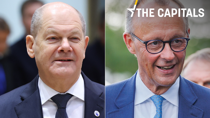 The Capitals: Scholz a&nbsp;Merz se střetli v&nbsp;debatě plné urážek, experti mluví o&nbsp;konci kancléřových nadějí