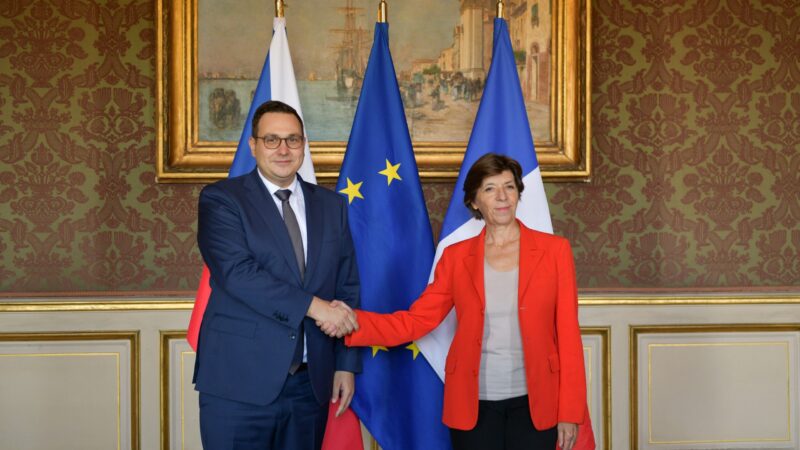 Francii zajímá vývoj ve střední Evropě, našli jsme společnou řeč, řekl Lipavský po jednání v&nbsp;Paříži