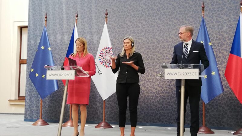 Ruská agrese zvyšuje očekávání od českého předsednictví, řekl Fiala po jednání s&nbsp;představiteli EP