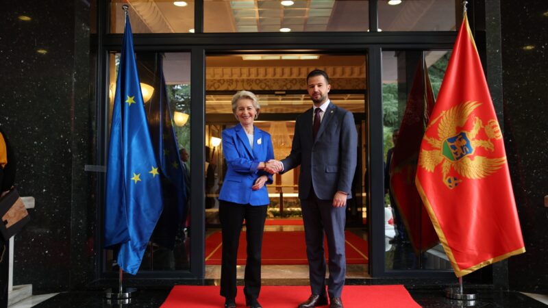 Von der Leyen pochválila pokrok Černé Hory na cestě do EU