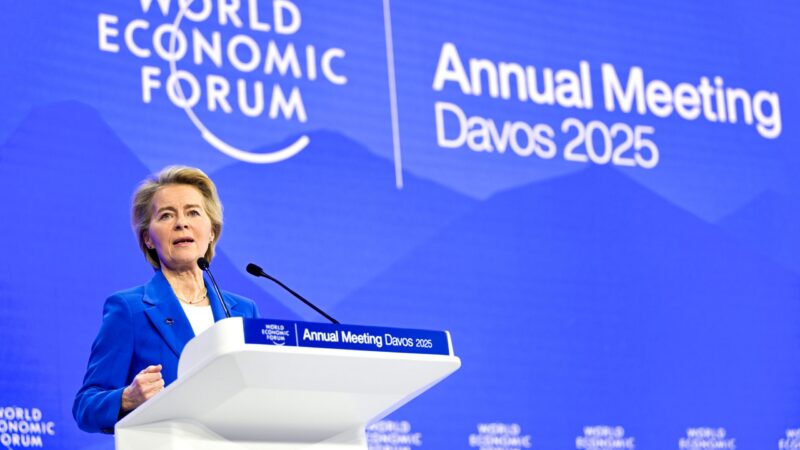 Pařížská klimatická dohoda je nejlepší nadějí pro lidstvo, řekla von der Leyen v&nbsp;Davosu