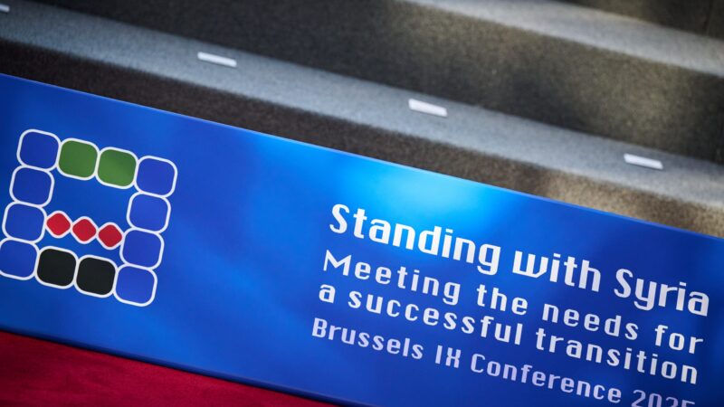 EU slíbila Sýrii 2,5 miliardy eur na obnovu a&nbsp;humanitární pomoc