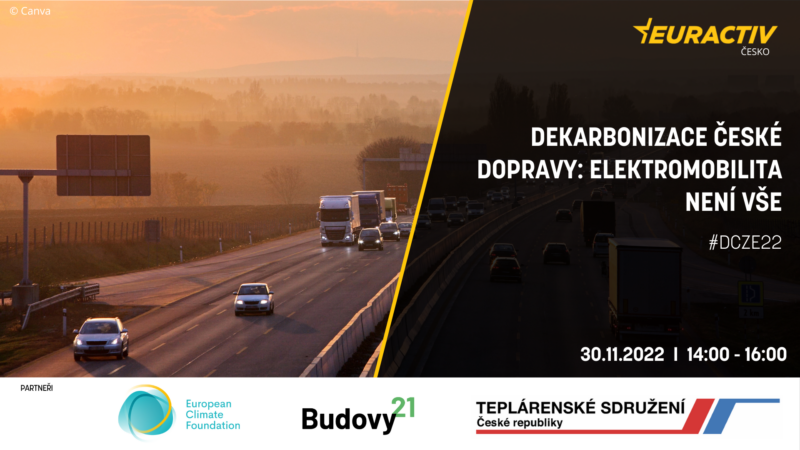 Vysílali jsme živě: Dekarbonizace české dopravy: Elektromobilita není vše
