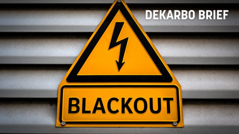 Dekarbo brief: Tři lekce z&nbsp;pátečního výpadku