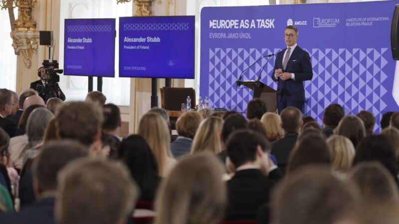 Stubb: Evropa musí dospět. Po válce na Ukrajině už nemůže spoléhat na starý světový řád