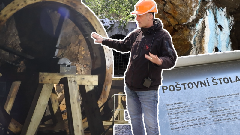 Reportáž: Zlaté Hory jsou děravé jak ementál. Podívejte se do tamní Poštovní štoly