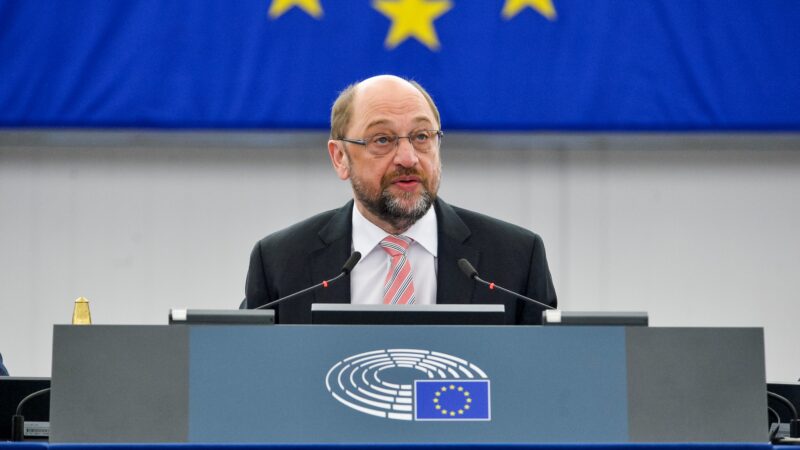 „Spojené státy evropské“ Merkelová nepodporuje. Se Schulzem ale začne jednat o&nbsp;koalici