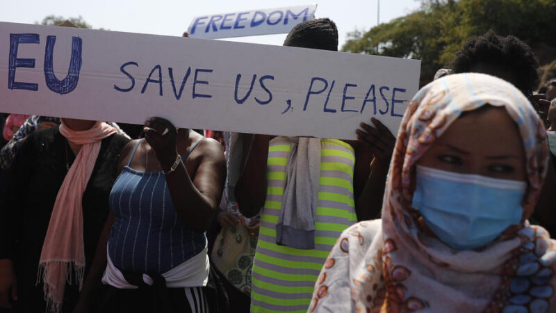 Na ostrově Lesbos vyroste nový tábor pro migranty. Na jeho provozu se bude podílet EU